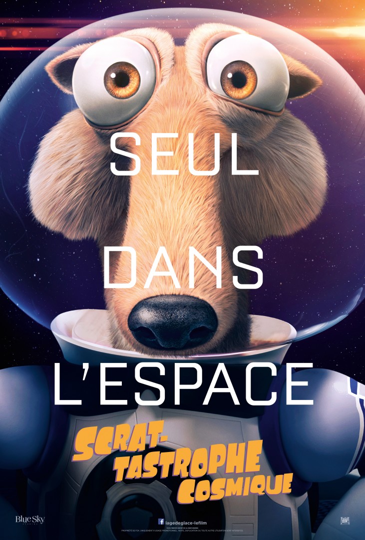 Deuxième affiche pour "L'âge de glace 5 : Les lois de l'univers" - L âge De Glace 5 Les Lois De L Univers